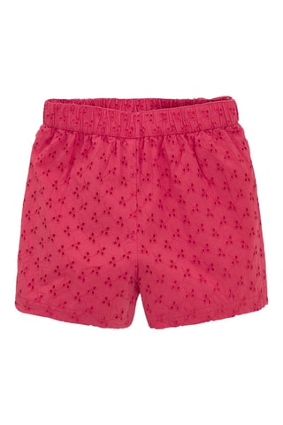 Short en broderie anglaise - Rose