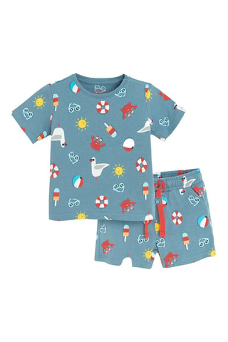 T-shirt et short - Bleu