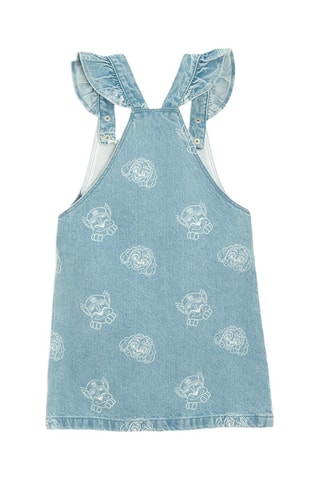 Robe salopette en jean Stella Pat’ Patrouille - Ciel