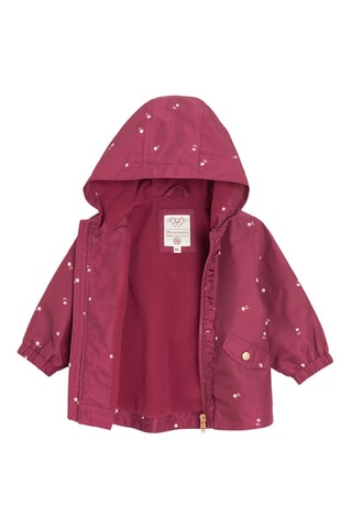Manteau à capuche - Bordeaux
