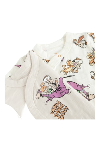 2 bodys Famille Pierrafeu - Beige