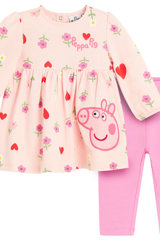 Robe et legging Peppa Pig - Rose clair