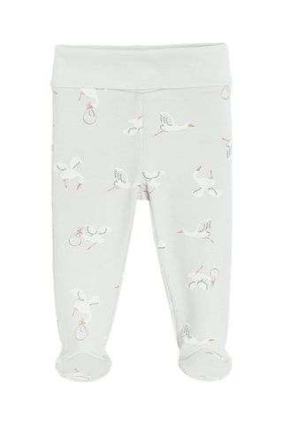 2 leggings - Blanc