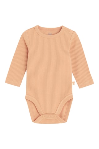 3 bodys - Vert clair, bleu clair et orange clair