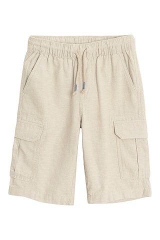 Short en lin - Beige