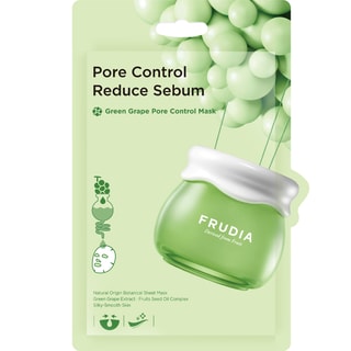 Frudia - Masque en tissu purifiant - Raisin vert - Visage - 1 unité