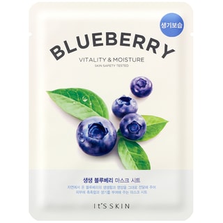 Masque en tissu revitalisant - Myrtille - Visage  - 1 unité