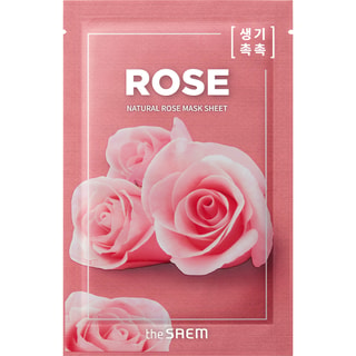 Masque en tissu nourrissant - Rose - Visage - 1 unité