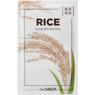 Masque en tissu lissant - Riz - Visage - 1 unité