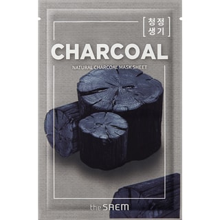 The Saem - Masque en tissu anti-impuretés - Charbon - Visage - 1 unité