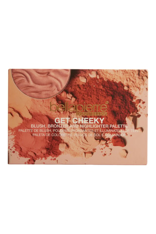 Palet met blush, bronzing poeder en highlighter -  Get Cheeky - 9 g