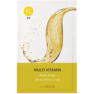 Masque en tissu éclat - Vitamines - Visage - 1 unité