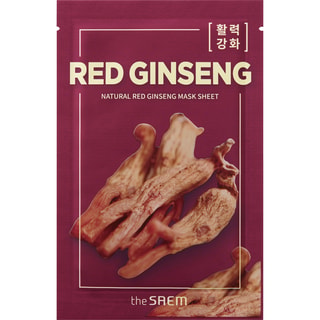 Masque en tissu hydratant - Ginseng rouge - Visage - 1 unité