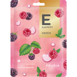 Masque en tissu élasticité - Framboise - Peaux sèches - 1 unité