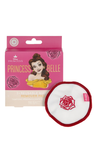 3 disques démaquillants réutilisables Belle La Belle et la Bête Disney