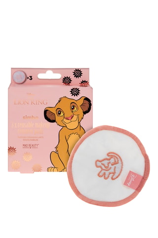 3 disques démaquillants réutilisables Simba Le Roi Lion Disney