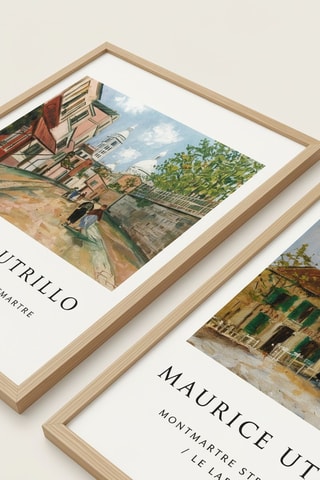 2 tableaux Maurice Utrillo - 30 x 40 cm
