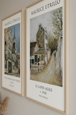 2 tableaux Maurice Utrillo - 50 x 70 cm