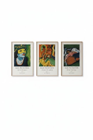 Triptyque Max Pechstein - 35 x 50 cm