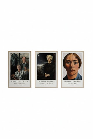 Triptyque Charley Toorop - 20 x 30 cm