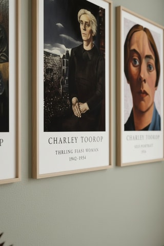 Triptyque Charley Toorop - 50 x 70 cm