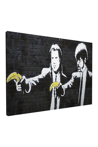 Tableau "Pulp Fiction" Banksy - 50 x 70 cm