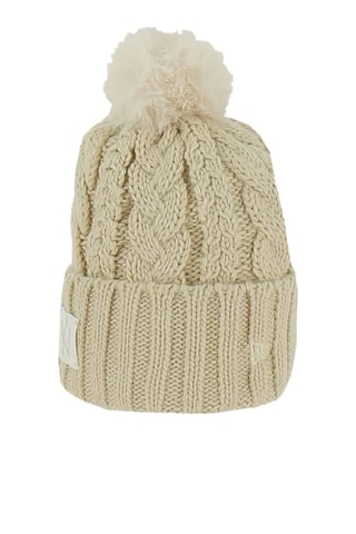 Bonnet à pompon New York Yankees - Beige