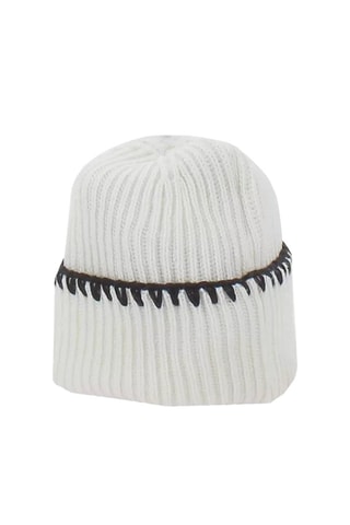 Bonnet New York Yankees - Blanc et noir