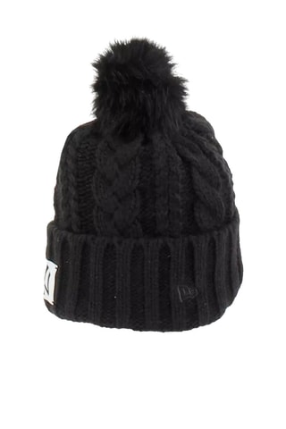 Bonnet à pompon - Noir