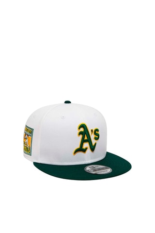 Casquette White Crown Patches 9 Fifty Oakath - Blanc et vert