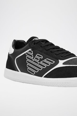 Baskets en cuir - Noir et blanc