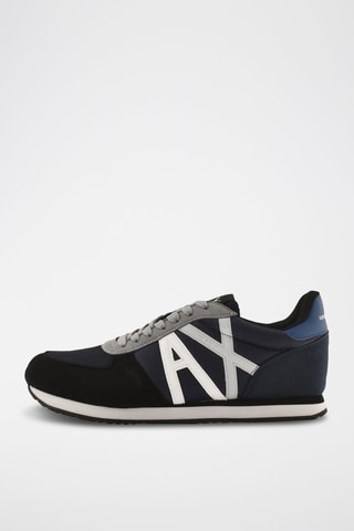 Sneakers - Bleu marine et noir