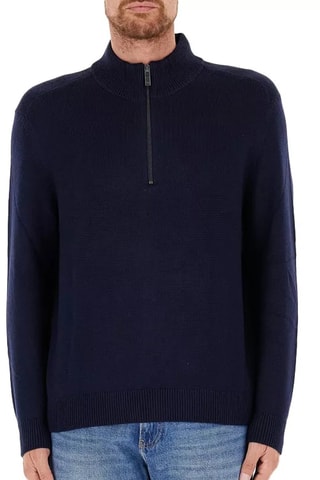 Pull en laine - Bleu marine