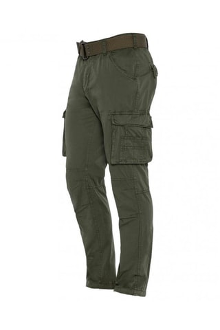 Pantalon cargo Army Ceinture - Vert olive