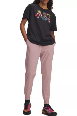 Pantalon taille haute - Rose poudré