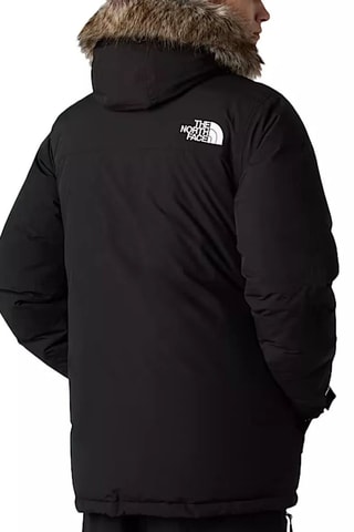 Parka à capuche - Noir et blanc