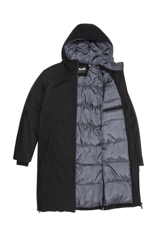 Parka longue à capuche Fargo - Noir