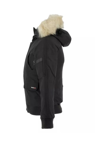 Parka court à capuche - Noir