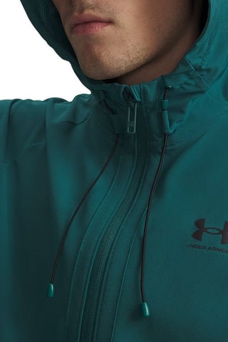 Veste de survêtement à capuche - Bleu canard