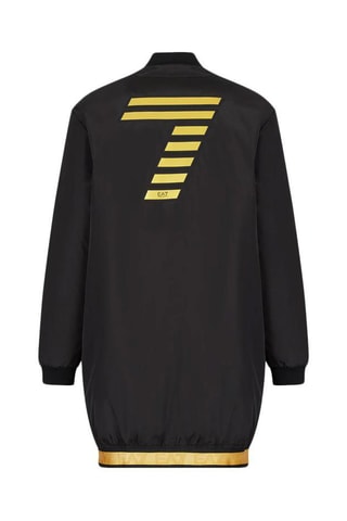 Veste longue - Noir et jaune