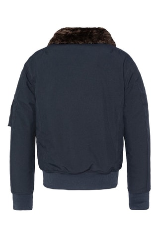 Bomber - Bleu marine et marron