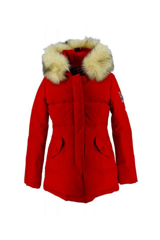 Parka à capuche - Rouge