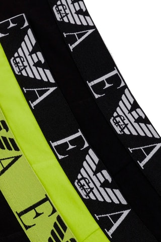 3 boxers - Noir et vert