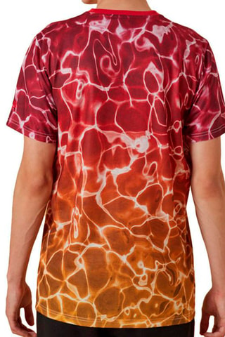T-shirt NBA Tm Color Wtr Print Chicago Bulls - Rouge et moutarde