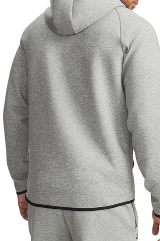 Sweat polaire à capuche - Gris chiné