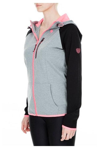Sweat à capuche Gris et rose