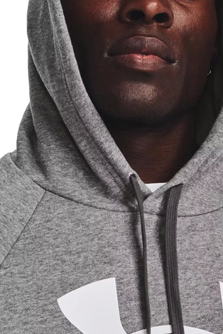 Sweat polaire à capuche - Gris chiné