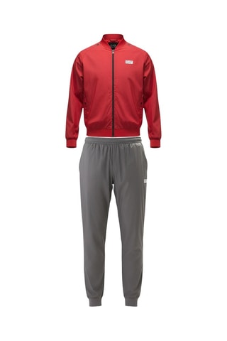 Veste et pantalon - Rouge et gris