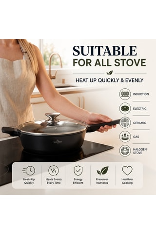 Sauteuse revêtement céramique Basel Premium - 3,1 l