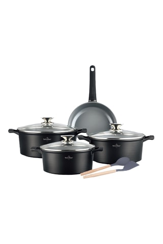 Batterie de cuisine revêtement céramique Lake Geneva - 9 pièces